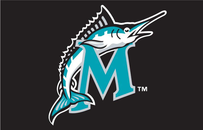 Miami Marlins 1999-2002 Batting Practice Logo iron on paper